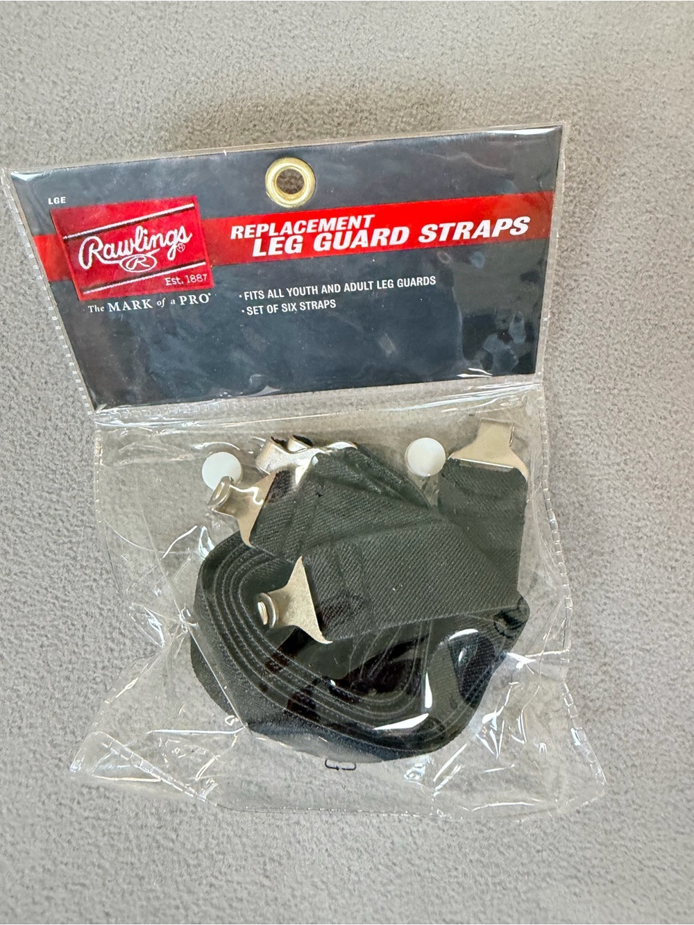 Rawlings Replacement Leg Guards Straps for Shin Guards-Fits Adult & Youth-NEW